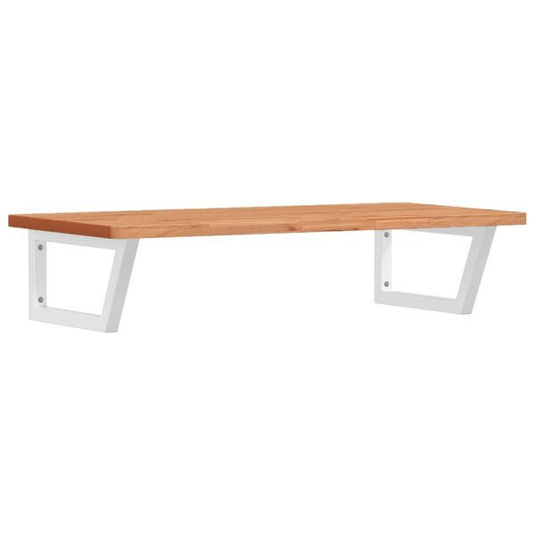 vidaXL Servanthylle veggmontert st&aring;l og heltre b&oslash;ketre