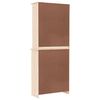 vidaXL Highboard ALTA 77x35x188 cm heltre furu