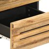vidaXL Nattbord 2 stk 40x34x46 cm grovt heltre mangotre