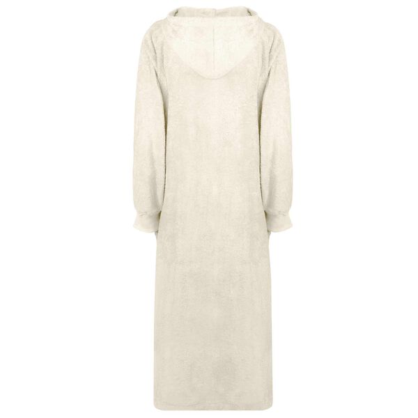 vidaXL Teppe-hettegenser KINN Krem XXL Bomull