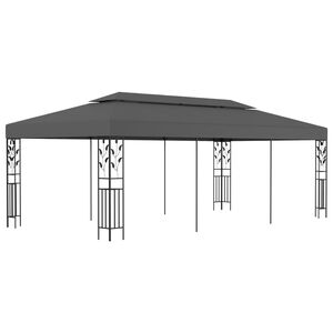 vidaXL Paviljong 3x6 m antrasitt