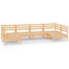 vidaXL Hagesofagruppe 6 deler heltre furu
