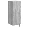 vidaXL Serviesskap Gr&aring; sonoma 33 x 34,5 x 89,5 cm Konstruert tre