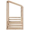 vidaXL Barneseng med tak 75x190 cm heltre furu