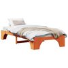 vidaXL Sengestamme Vokset Brun 90 x 190 cm Massiv furu
