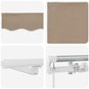 vidaXL Innvendbar Markise med Beige 300 x 250 cm stoff