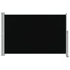 vidaXL Uttrekkbar sidemarkise 160 x 300 cm svart
