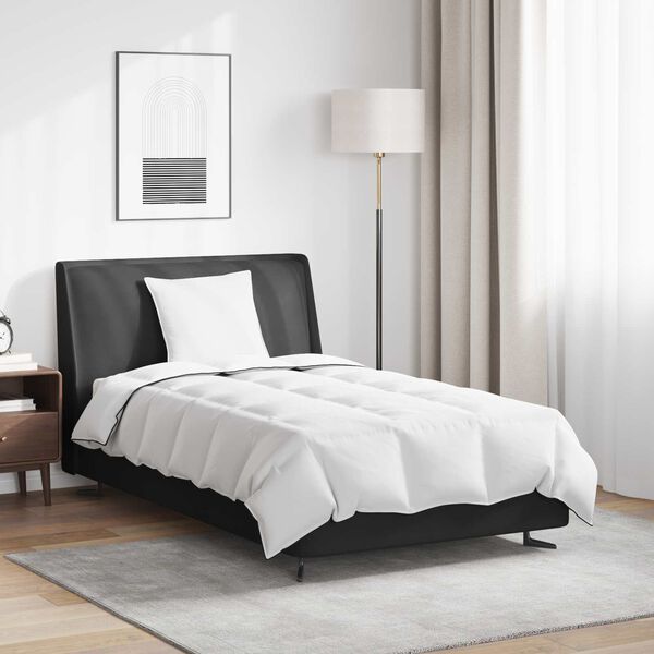 vidaXL Vinter Dynen med pute 2 pcs Hvit Dun Fjær