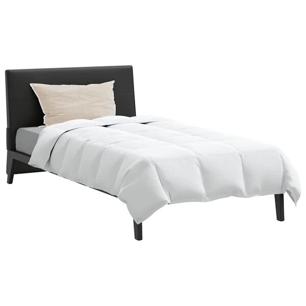 vidaXL Sommerdyne med pute 2 pcs Hvit Dun Fjær