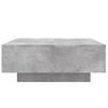 vidaXL Salongbord betonggrå 80x80x31 cm sponplate
