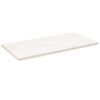 vidaXL Bordplate hvit 110x60x2,5 cm heltre furu rektangul&aelig;r