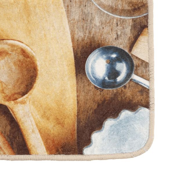 vidaXL Kj&oslash;kkenteppe flerfarget 60x180 cm vaskbart