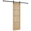 vidaXL Skyved&oslash;r ORKDAL Naturlig 61 x 198,5 cm Heltre furu