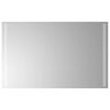 vidaXL Baderomsspeil med LED 50x80 cm