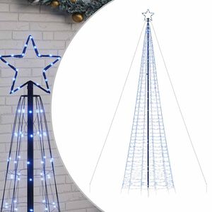 vidaXL LED Juletre med Spikes 1534 LEDs Bl&aring; 500 cm