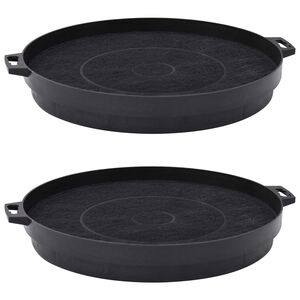 vidaXL Kullfiltre for kj&oslash;kkenvifte 2 stk 210 mm