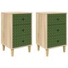 vidaXL Nattbordskap GELEEN 2 stk. Sonoma eik 36 x 33 x 60 cm