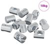 vidaXL Fattnut 3462 pcs s&oslash;lv M6 x 13 mm Metall