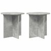 vidaXL Planteholder 2 stk. Betonggr&aring; 40 x 40 x 40 cm Konstruert tre