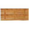 vidaXL Bordplate 140x60x3,8 cm naturlig kant heltre mango