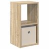 vidaXL Nattbord Sonoma eik 25,5 x 22 x 49,5 cm Konstruert tre