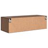 vidaXL Tre skap med skuff Brun Eik 100,5 x 39 x 30 cm Konstruert tre
