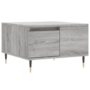 vidaXL Salongbord gr&aring; sonoma 55x55x36,5 cm konstruert tre