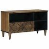vidaXL TV-skap Brun 80 x 33,5 x 46 cm Massiv mango tre