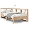 vidaXL Seng med bokhylle uten madrass 75x190 cm heltre furu