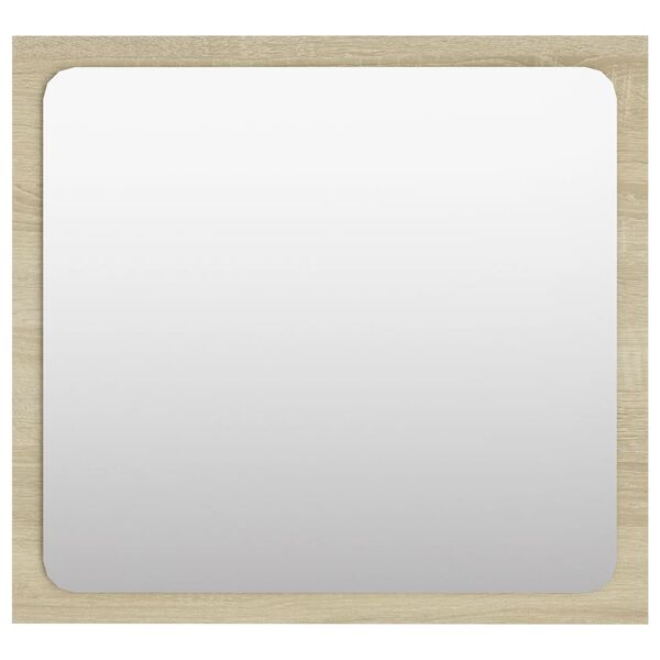 vidaXL Baderomsspeil sonoma eik 40x1,5x37 cm sponplate