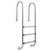 vidaXL Bassengstige 3 trinn rustfritt st&aring;l 304 120 cm
