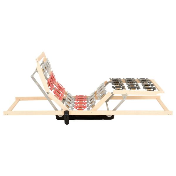 vidaXL Sengebunn med motor justerbar hode- og fotdel 80x200 cm