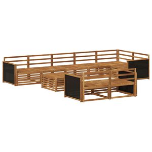 vidaXL Utend&oslash;rs sofa-sett 9 pcs