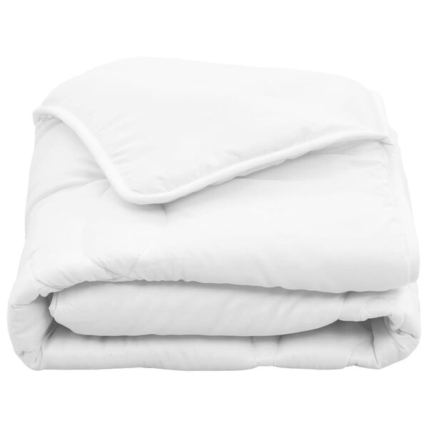 vidaXL Sommerdynesett 2 deler hvit 120x150 cm/40x60 cm