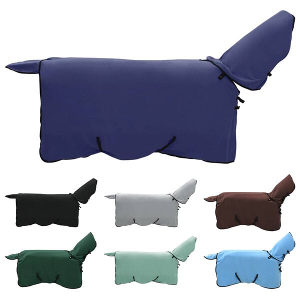 vidaXL Hestepledd Marinebl&aring; Polyester