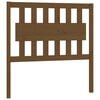 vidaXL Sengegavl honningbrun 95,5x4x100 cm heltre furu
