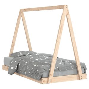 vidaXL Barnesengeramme 80x160 cm heltre furu