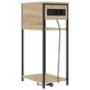 vidaXL Nattbordskap Sonoma eik 41 x 28 x 76 cm Konstruert tre