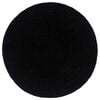 vidaXL Bordmatter 6 stk ren svart 38 cm rund bomull