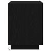 vidaXL Nattbordskap 2 pcs Svart Eik 45 x 40 x 55 cm Konstruert tre