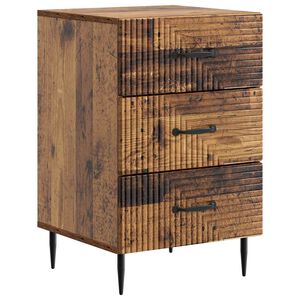 vidaXL Nattbordskap Gammelt tre 43 x 41 x 66,5 cm Konstruert tre