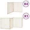 vidaXL Hundeport sammenleggbar 12 paneler 960 cm poppeltre