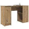 vidaXL Skrivebord artisan eik 120x42x76 cm konstruert tre