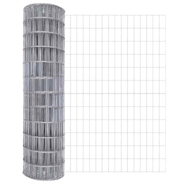 vidaXL Euro gjerde 1 x 25 m PVC-belagt jern