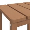 vidaXL Adirondack hagebord brun 38x38x46 cm HDPE