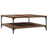 vidaXL Kaffebord Gammelt tre 100 x 100 x 40 cm Konstruert tre