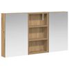 vidaXL Baderomsskapsett 3 stk. 90 x 10,5 x 50 cm Konstruert tre