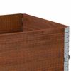 vidaXL Pallekarmer 3 stk brun 80x60 cm heltre furu