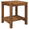 vidaXL Kaffebord Hvitvasket 48,5 x 49 x 45 cm Solid akasietre