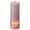 Bolsius Rustikke s&oslash;ylelys Shine 4 stk 190x68 mm askerose